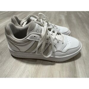 Adidas Hoops 2.0 Mid White Casual Sneakers Shoes Men's Size 6.5 US